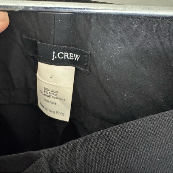 J. Crew Women’s Size 4 Wool Black Dress Pants - Picture 4 of 5